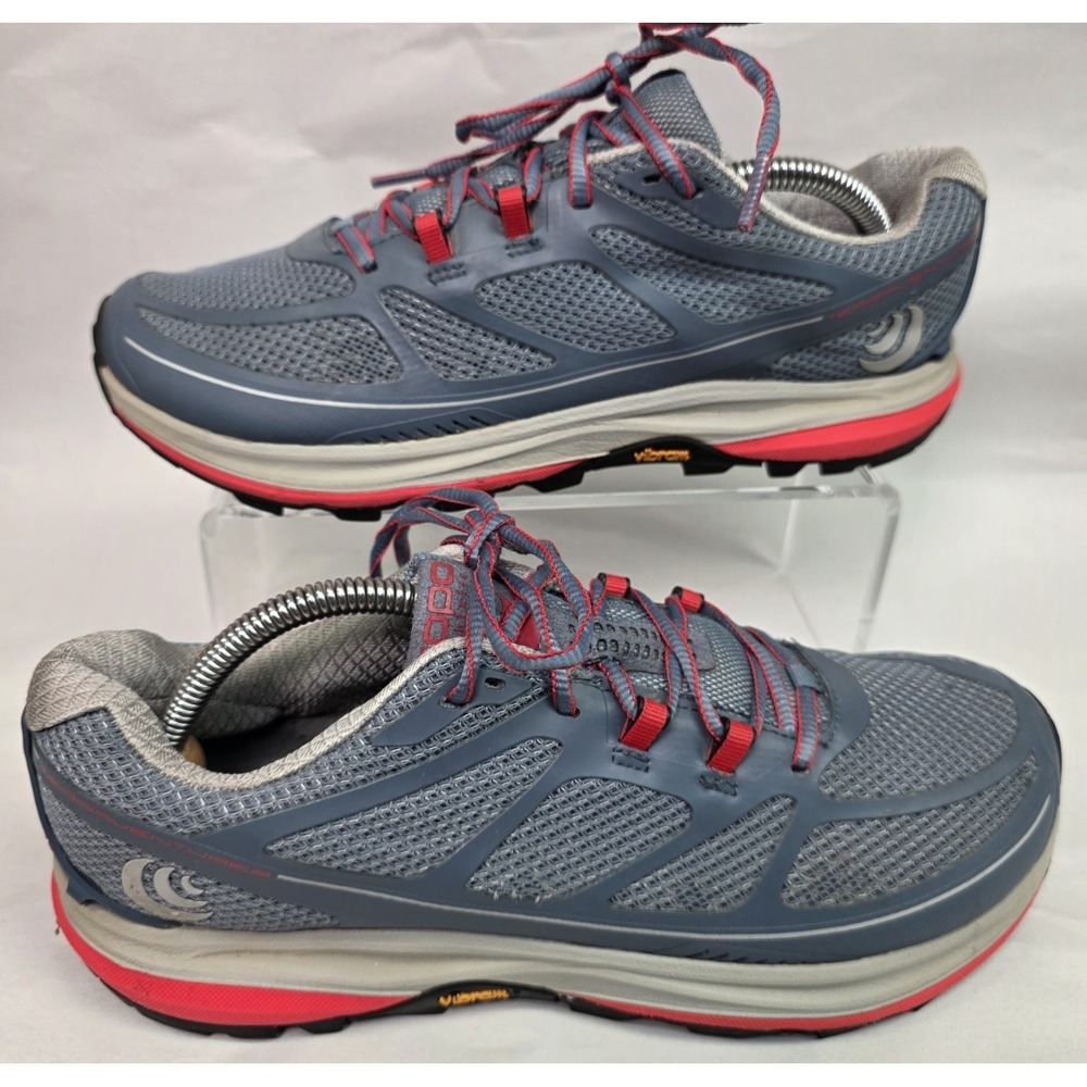Topo (Sz 8.5) Teraventure 2 Shoes Women Slate Gray Poppy Trail Running Hiking